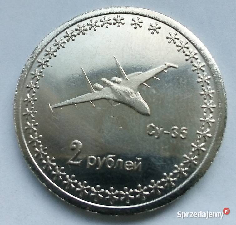 KRYM2 RUBLE2014 r SAMOLOTSU35LADNA Numizmatyka Legionowo