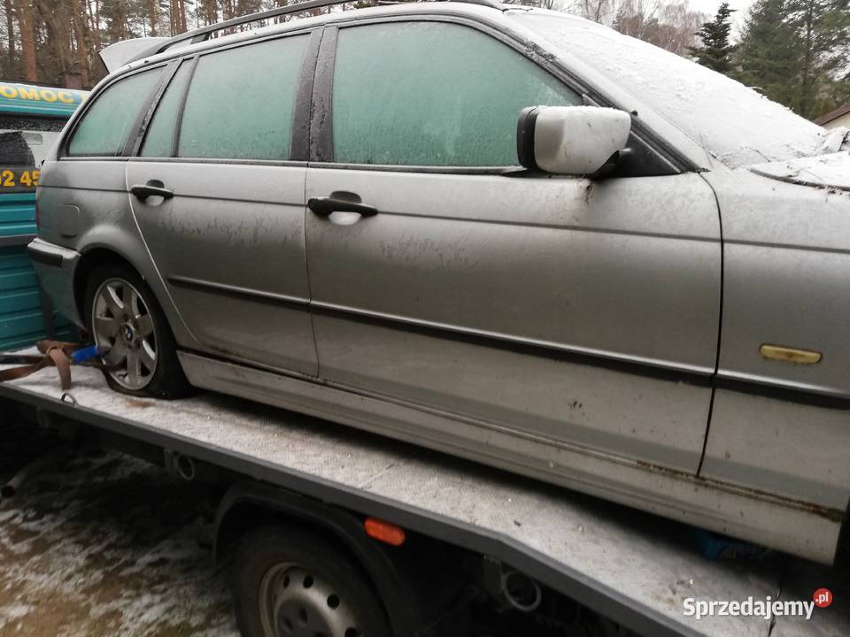 BMW E46 CZĘŚCI DRZWI ZDERZAK SZYBY FELGI MOST manualna Rąbień AB