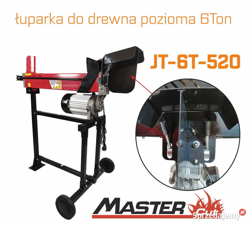 MASTERCUT JT6T520 ŁUPARKA DO DREWNA POZIOMA wielkopolskie