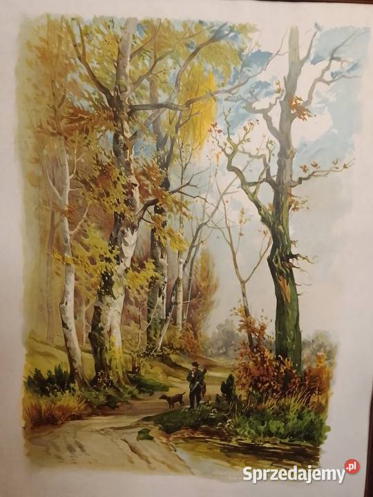 PejzażScena myśliwska w jesiennym Świdnik