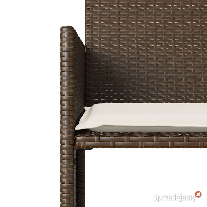 2os sofa ogrodowa ze stolikiem i stołkami brąz Warszawa