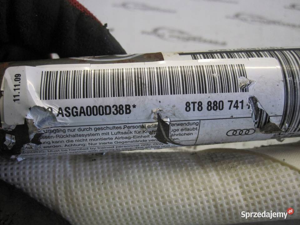 AUDI A5 8T 10r AIRBAG kurtyna lewa 8T8880741A Kielce