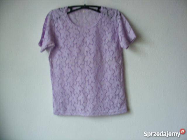 Bluzeczka liliowa R 38 40 krótki