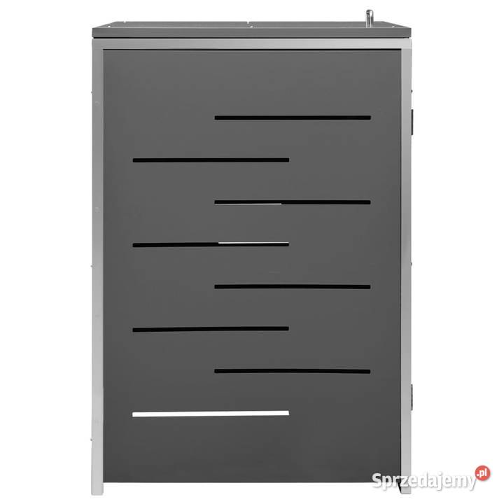 Osłona na 1 kosz na śmieci 69x775x1125 stal Warszawa
