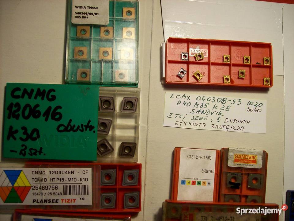 płytki wieloostrzowesandvik widia plansee komet Wałcz sprzedam
