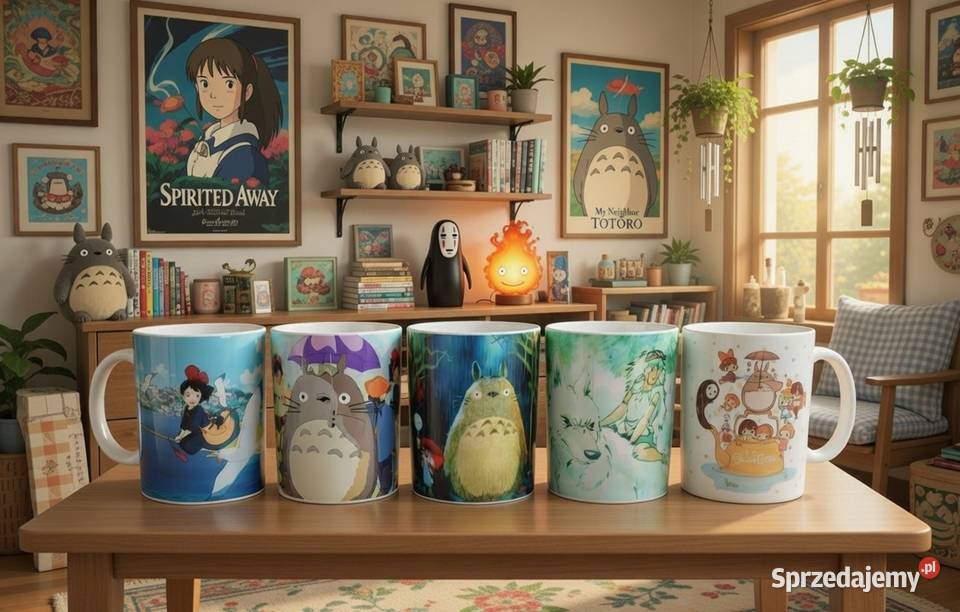 Zestaw prezentowy Studio Ghibli 5 kubkow Totoro sprzedam