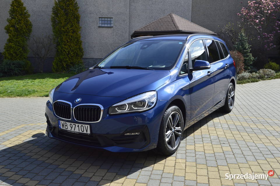 BMW Seria 2 218d Gran Tourer Sport Line Pierwszy kupiony w polskim salonie Siewierz