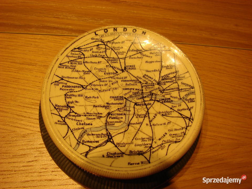 Central London stary przycisk do papieru pomorskie Pruszcz Gdański