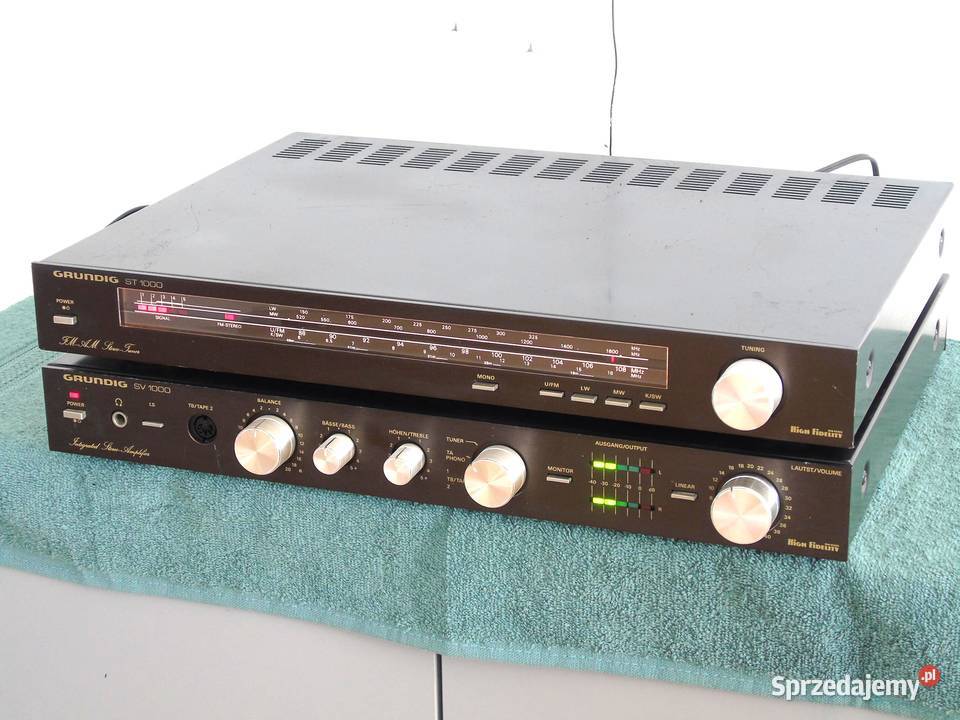 Wzmacniacz i Tuner Grundig SV i ST 1000 Vintage Jasło