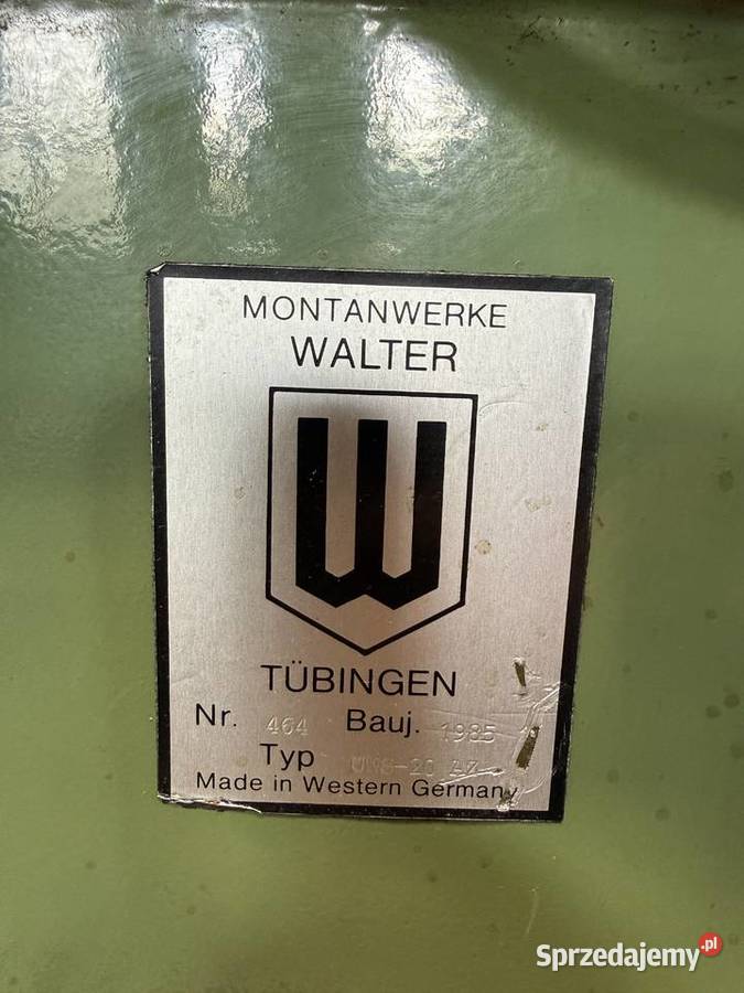 Szlifierka narzędziowa Walter UWS 20 Tarnowskie Góry