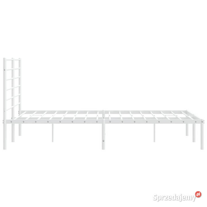 Łóżko Metalowe Białe Rama Łóżka Ze Stelażem 90cm mazowieckie Warszawa sprzedam