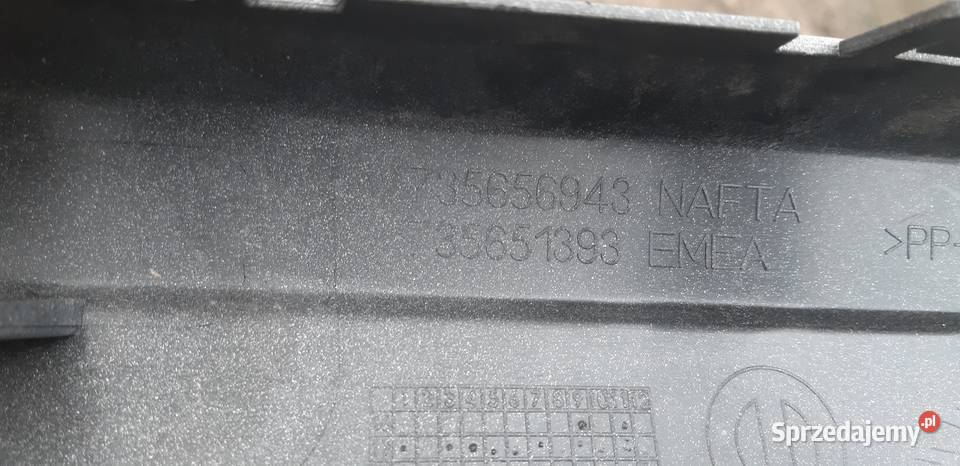 FIAT 500L CROSS DOKŁADKA ZDERZAKA TYŁ SPOILER Części samochodowe Bieleń