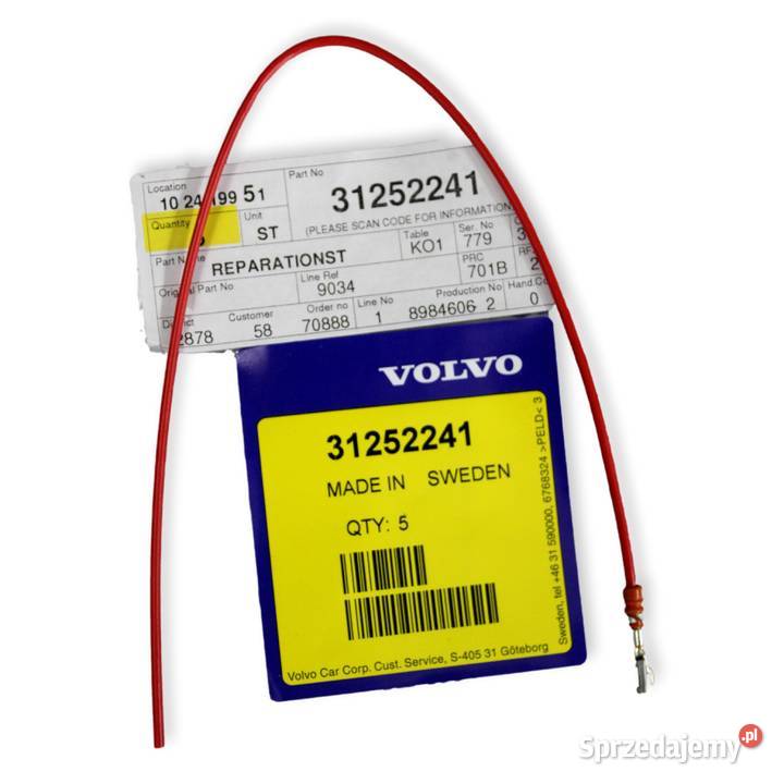 VOLVO konektor terminal 10 mm2 naprawczy kostki Gadgety motoryzacyjne sprzedam