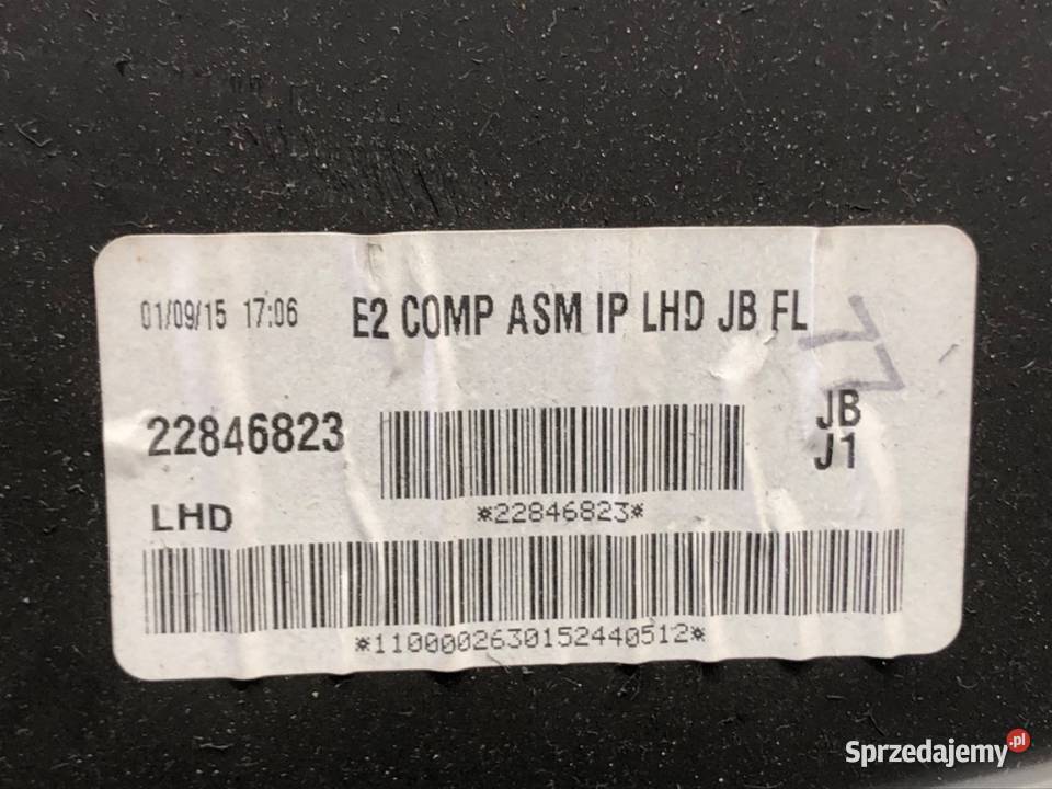 SCHOWEK PASAŻERA OPEL INSIGNIA A Kombi 0817 podkarpackie