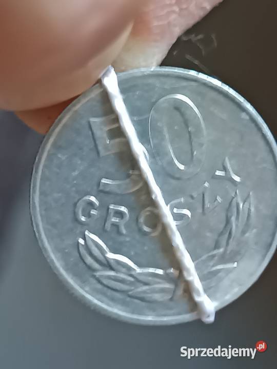 Sprzedam monete 50 groszy 1985 skretka zle bity Chełm