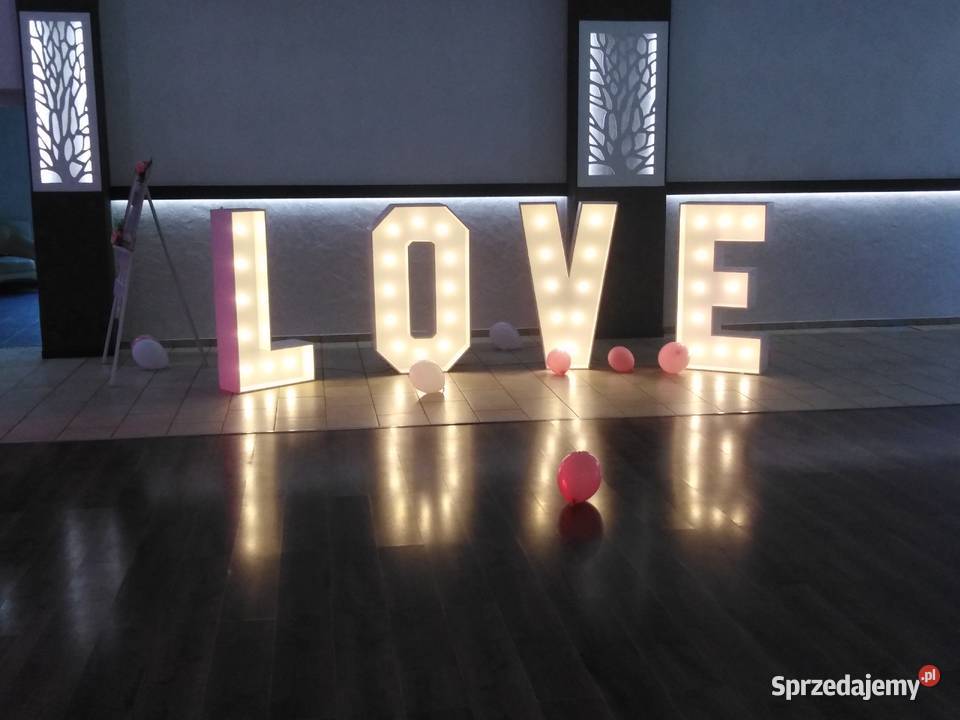 Napis LOVE wielkopolskie Szałe