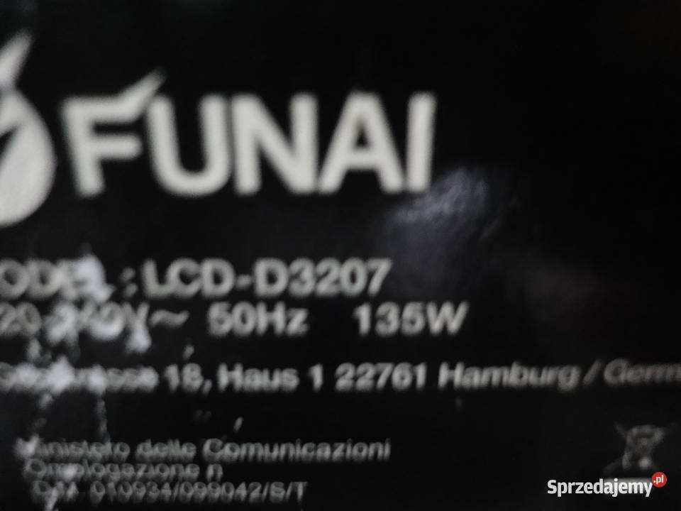 Funai 32cale uszkodzony