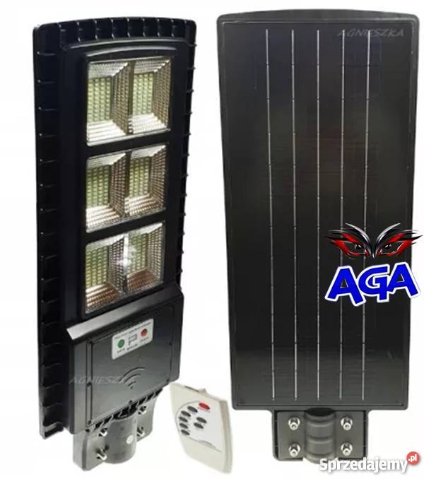 Lampa Uliczna Solar 90W 240LED Solarna Pilot Oświetlenie Częstochowa