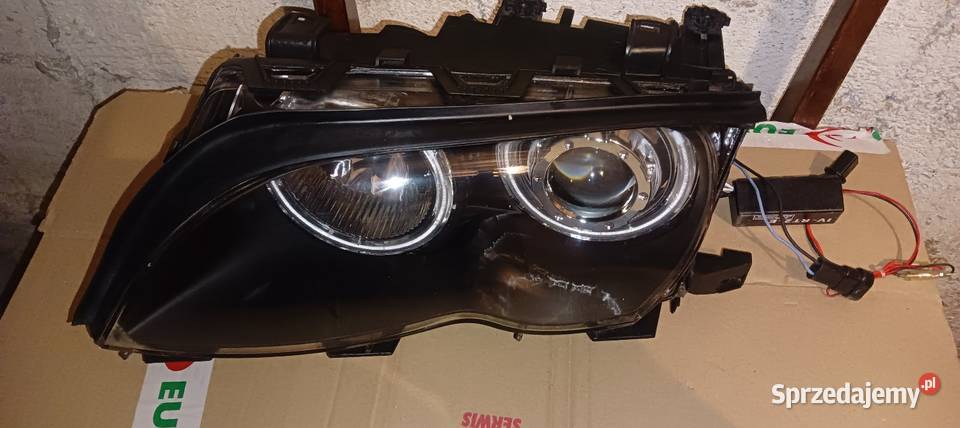 Lampy BMW E46 sedan touring coupe ringi LED Lampy przednie Bolesławiec