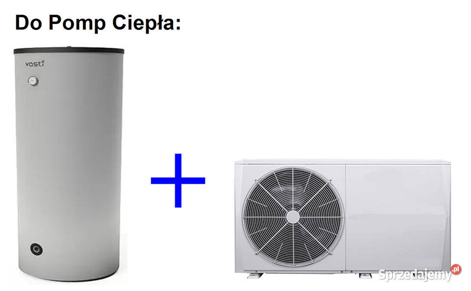 Zasobnik CWU INOX VASTI 500 L z 2 x Wężow do Koszęcin