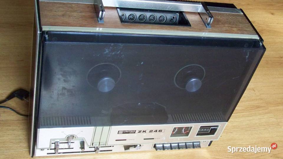 magnetofon szpulowy unitra ZK 246 retro Kielce