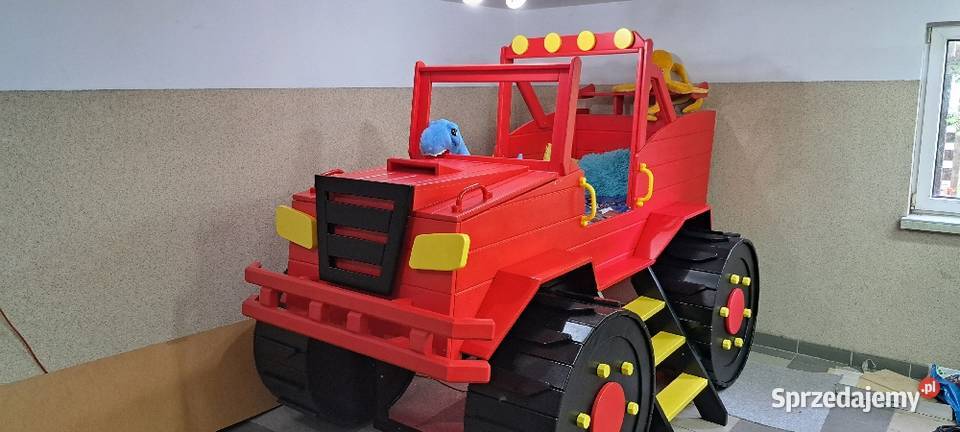 Łóżeczko łóżko drewniane monster truck Blaze 280cm Katowice