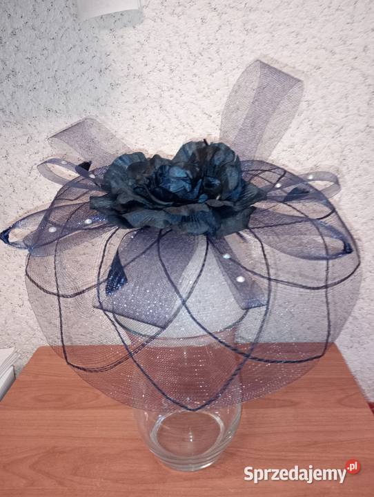 fascynator granatowy czarny nowy zachodniopomorskie