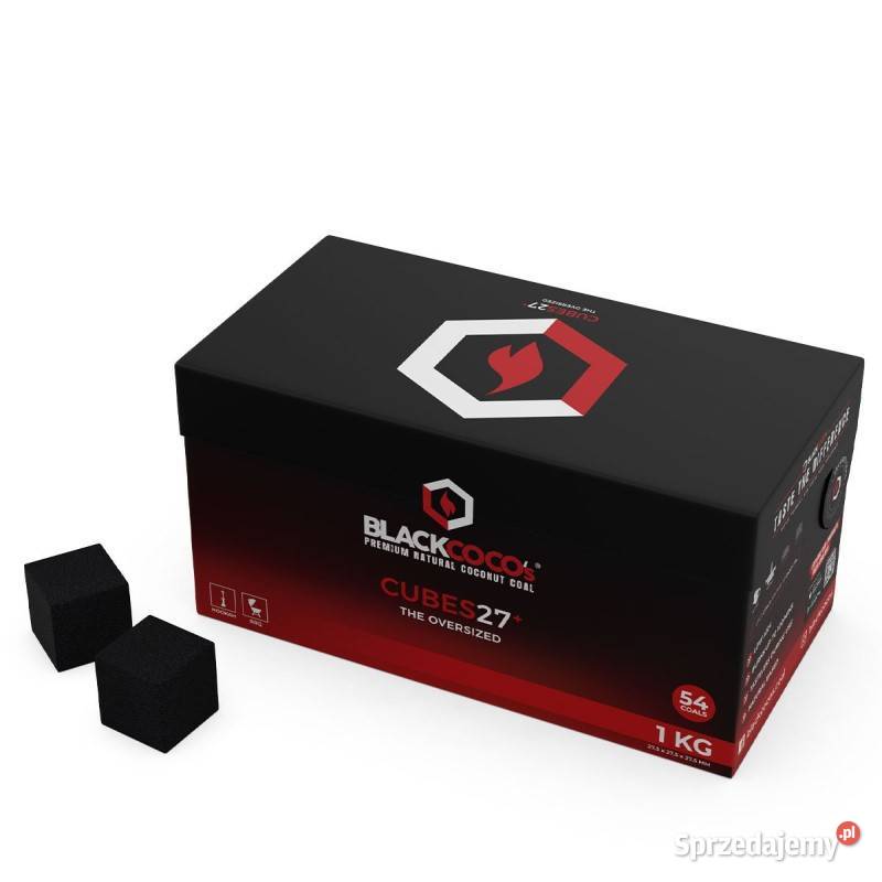 Blackcocos Cubes27 TheOversized Węgiel Kokosowy Łódź
