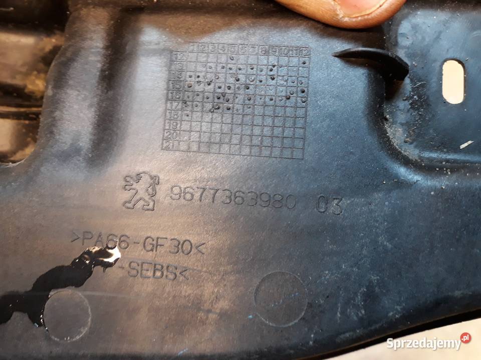 PEUGEOT 308 T9 KIEROWNICA POWIETRZA 9677363980 osobowe Karoseria Międzychód