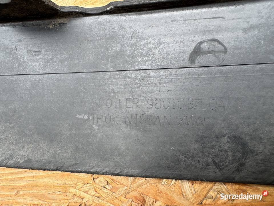 Spoiler hokej guma zderzaka przód Nissan pulsar osobowe Sieraków
