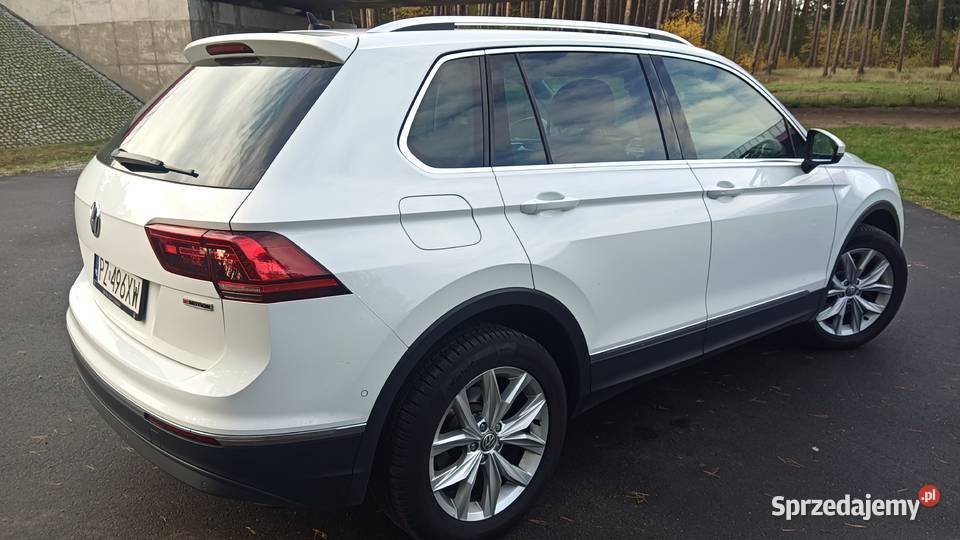 Volkswagen tiguan 20 tdi 190 4motion salon serwisowany w ASO Tiguan Motoryzacja Wronki