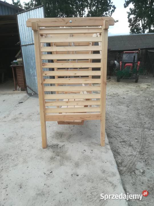 Huśtawka drewniana ogrodowa ozdobna Tyszowce