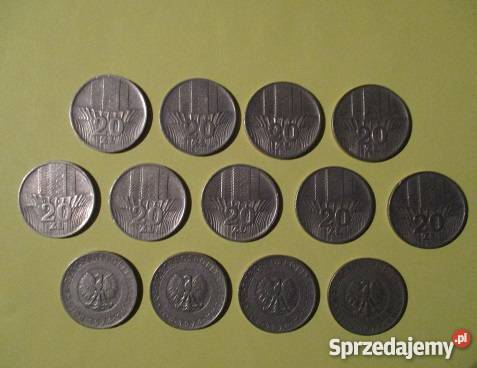 Monety 20 PRL lata 70