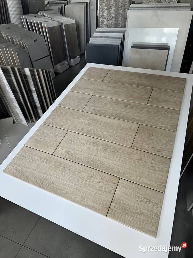 Płytka gres G1811 CREAM 185X598 DREWNO GAT 1 Dom i Ogród Opoczno