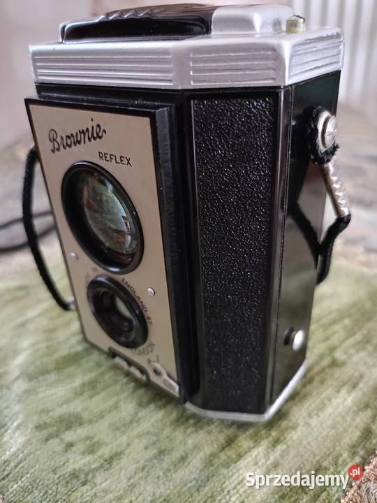 Zabytkowy Aparat KODAK Brownie Reflex Vintage wielkopolskie Drawski Młyn sprzedam