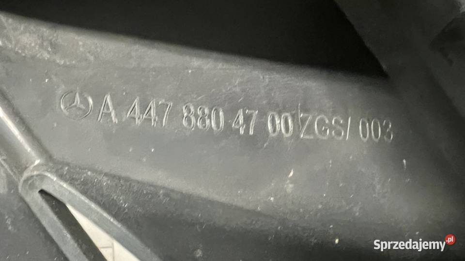 MERCEDES VITO W447 GRILL ATRAPA CHŁODNIC Rok produkcji 2019 Karoseria Marki