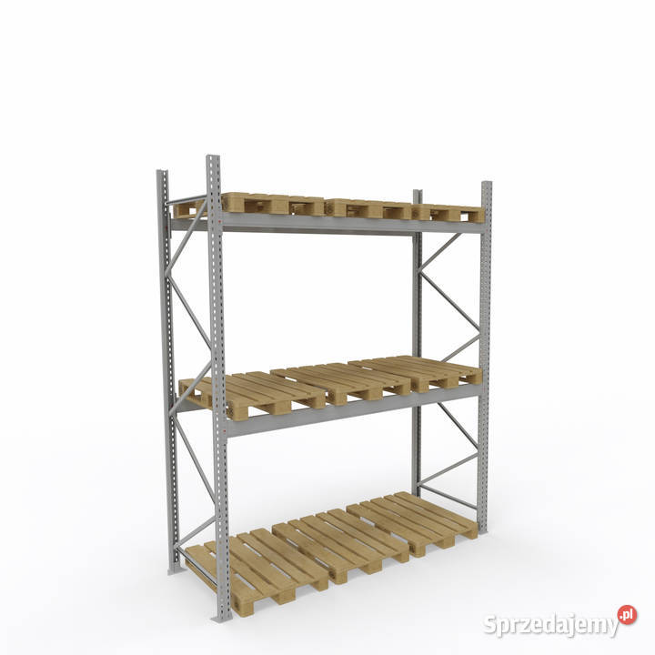 Regał paletowy wolnostojący H350 G110 L270