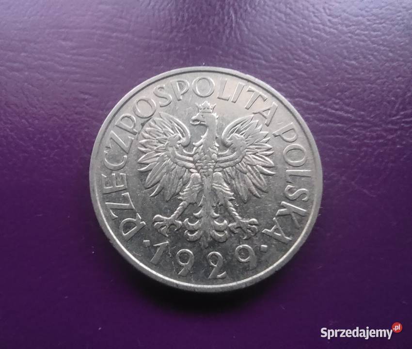 Moneta przedwojenna II RP 1 1929 mazowieckie Pruszków