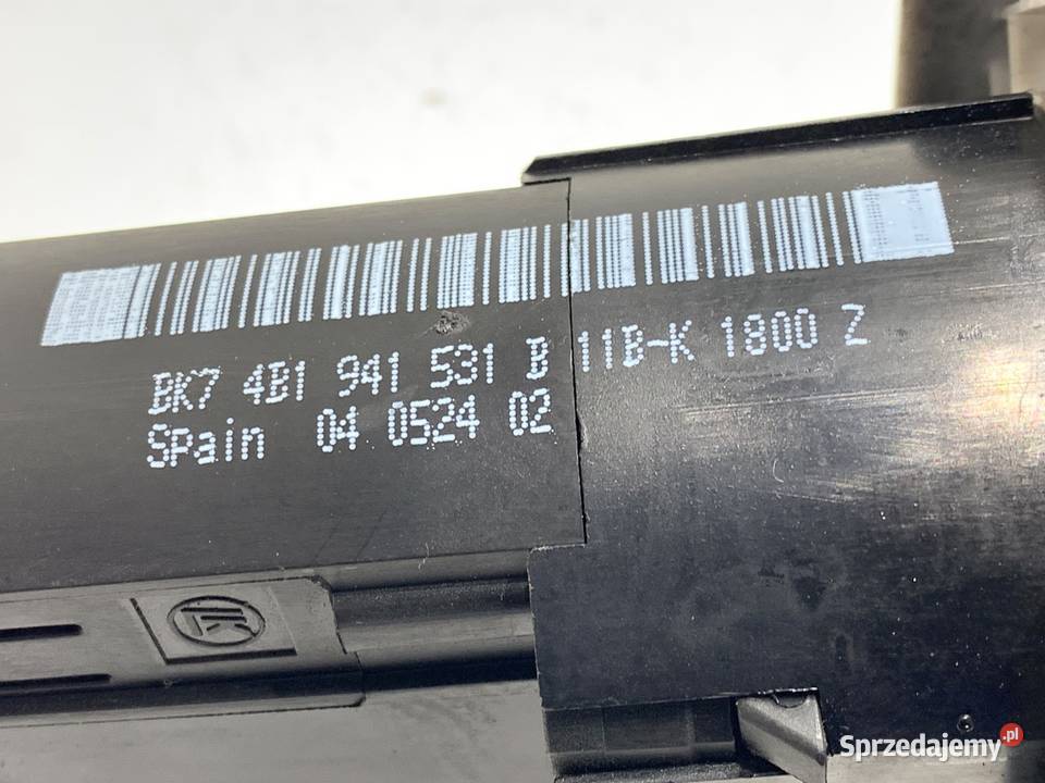 WŁĄCZNIK ŚWIATEŁ AUDI A6 C5 4B1941531B 9705 podkarpackie