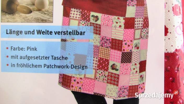 PATCHWORKOWY kolorowy kuchenny fartuch zachodniopomorskie Koszalin