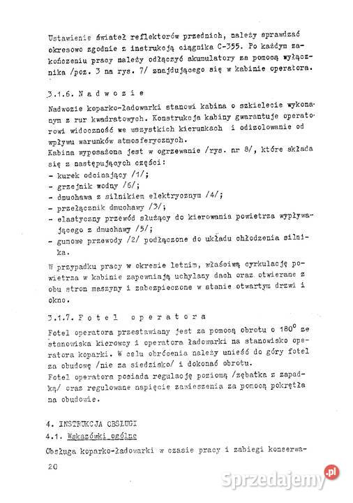 Ostrówek k 161 n instrukcja obsługi Stalowa Wola sprzedam