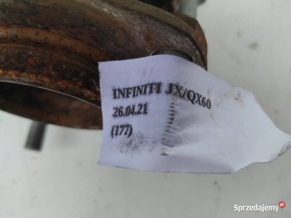PIASTA LEWY TYŁ INFINITI QX60 JX osobowe Nowy Tomyśl