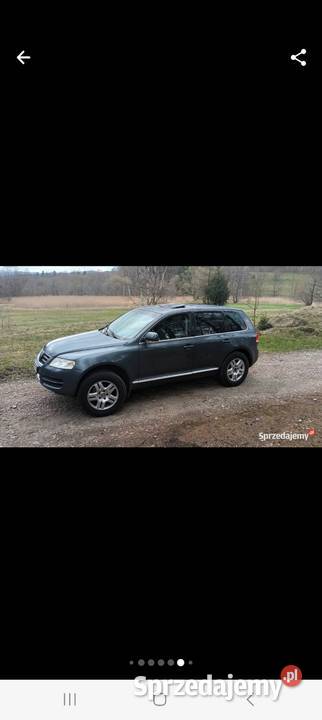 Ładny Touareg Mocny V8 42GAZ 310 Bezwypadek 4x4 Rok produkcji 2004 Jeżów Sudecki sprzedam