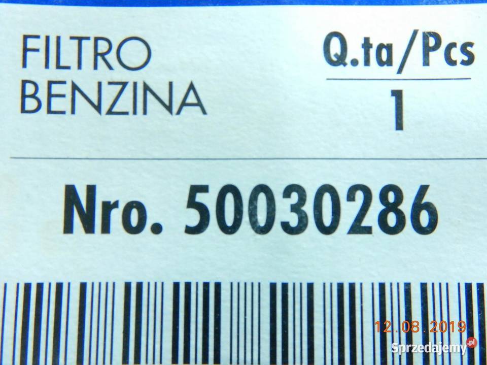 FILTR PALIWA FIAT COUPE PUNTO DUCATO 20 NOWY osobowe