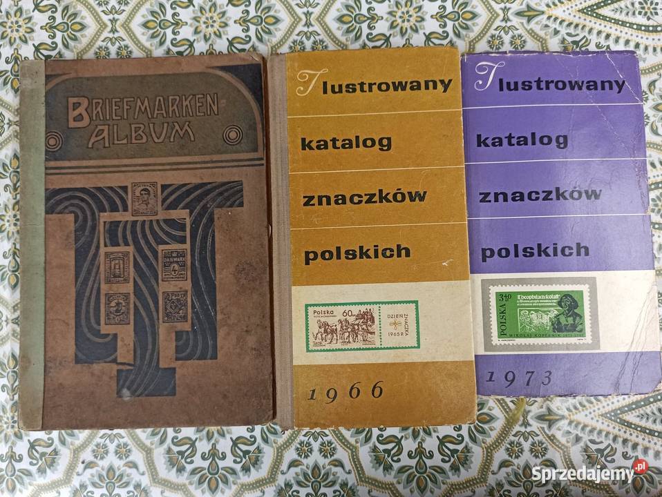 Stare ilustrowane katologi znaczków polskich i zagranicznych