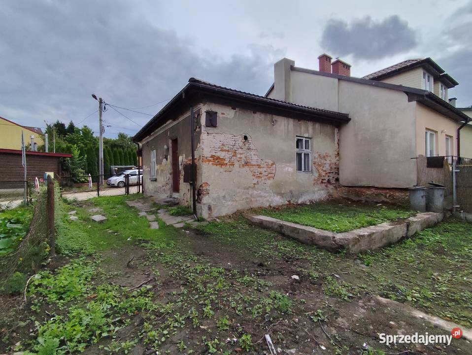 Sprzedam działkę z domem w Lesku Ossolińskich 17