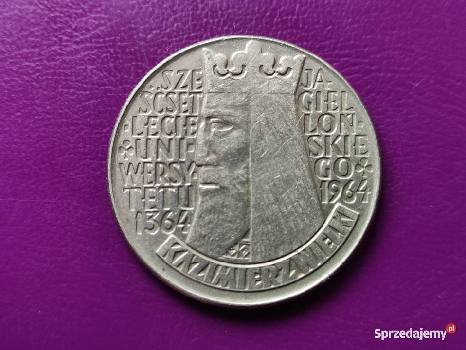 Moneta PRL 10 ZŁOTYCH 1964 KAZIMIERZ WIELKI mazowieckie Pruszków sprzedam