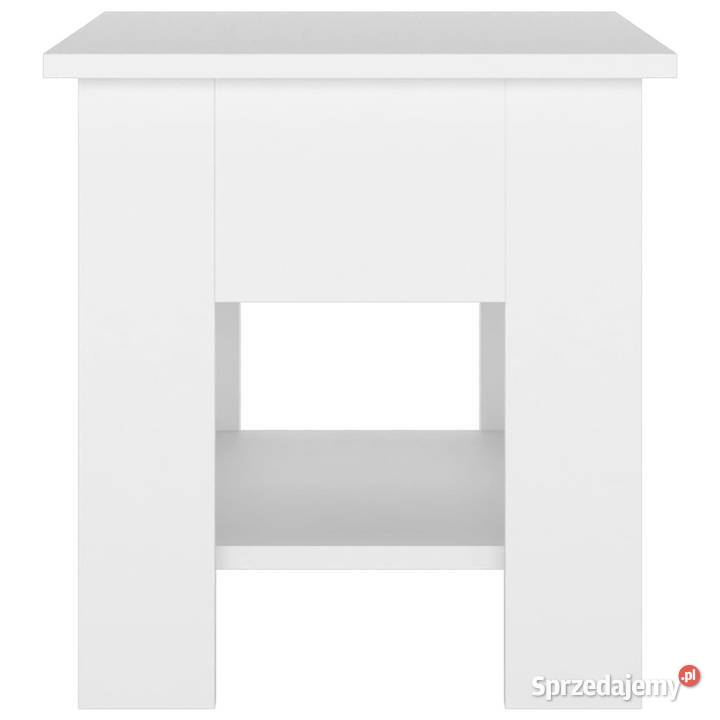 Stolik kawowy biały 40x40x42 materiał mazowieckie Warszawa