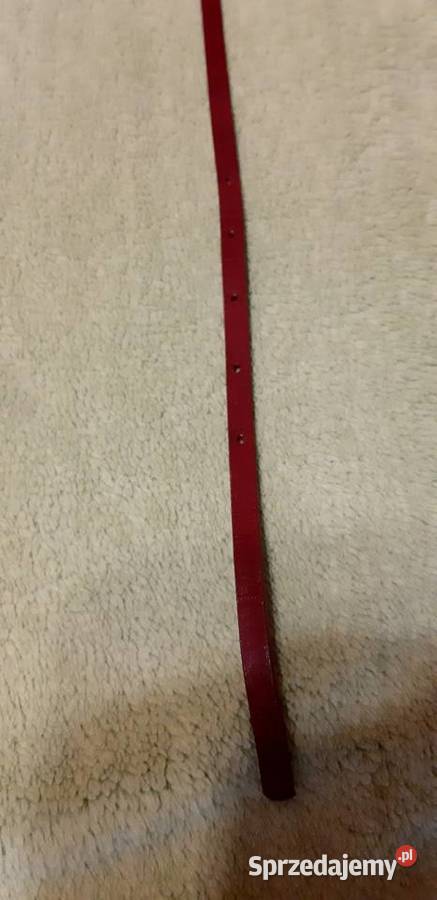 pasek skórzany Wittchen czerwony 90 rozmiar L śląskie Katowice