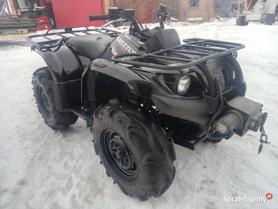 yamaha grizzly 450 4x4 czarny wyciagarka 11000km lubelskie Lublin sprzedam